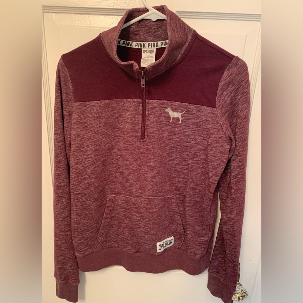PINK Quarter Zip Pullover